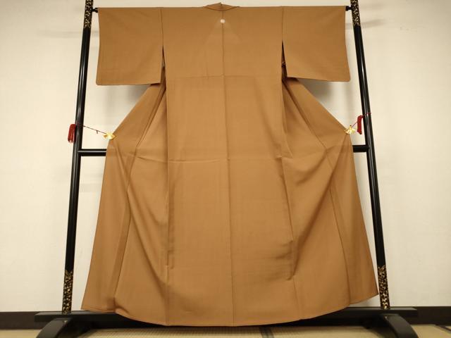 平和屋着物*夏物 色無地 絽 香染色 正絹 逸品 AABB8276jd