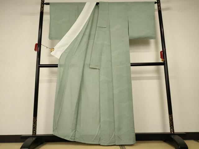 平和屋着物*夏物 江戸小紋 絽縮緬 寄せ小紋柄 正絹 逸品 未使用 AABB8296jd