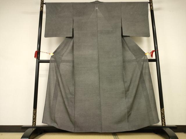 平和屋着物*夏物 江戸小紋 絽 鮫小紋柄 正絹 逸品 AABB8314jd