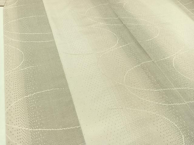 平和屋着物▽本塩沢 単衣 流水文 正絹 逸品 AABB8397jh