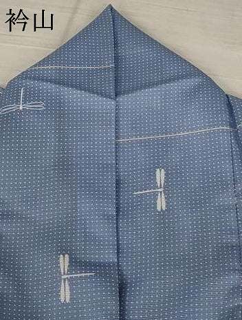 平和屋着物*夏物 小紋 絽 蜻蛉 洗える着物 AABB8663st