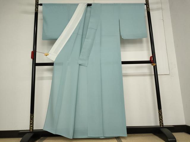 平和屋着物*夏物 色無地 絽 空色 正絹 逸品 AABB8672st
