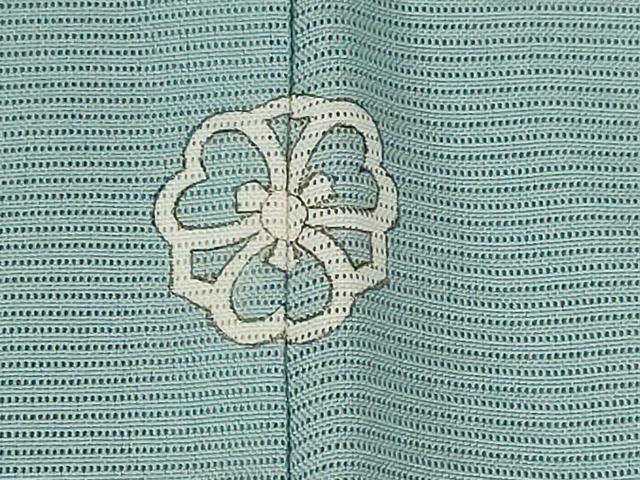 平和屋着物*夏物 色無地 絽 空色 正絹 逸品 AABB8672st
