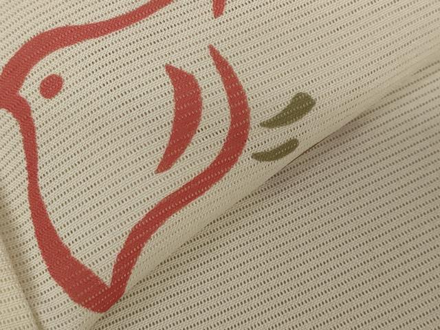 平和屋着物*夏物 小紋 絽 千鳥文 洗える着物 AABB8679st
