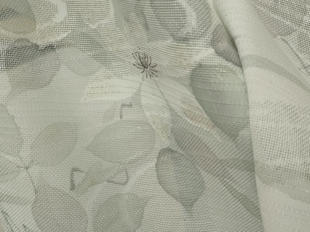 平和屋着物*夏物 訪問着 絽 流水草花文 銀彩 やまと誂製 正絹 逸品 AABB8693st
