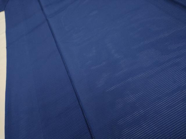 平和屋着物*夏物 色無地 絽 深縹色 正絹 逸品 AABB8769sx