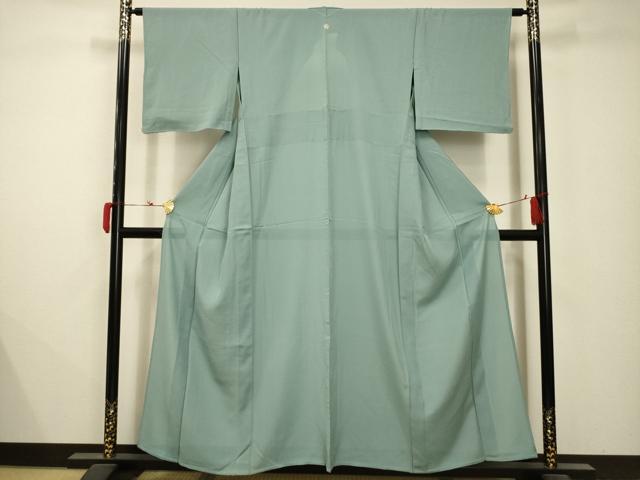 平和屋着物*夏物 色無地 絽 瓶覗色 正絹 逸品 AABB8771sx