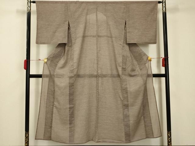平和屋着物*夏物 小紋 紗 霞文 洗える着物 AABB8793sx