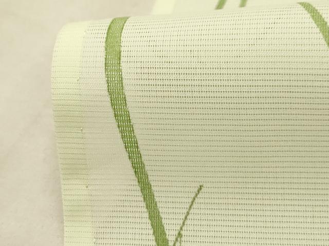 平和屋着物*夏物 小紋 絽 草花文 洗える着物 AABB8813sx