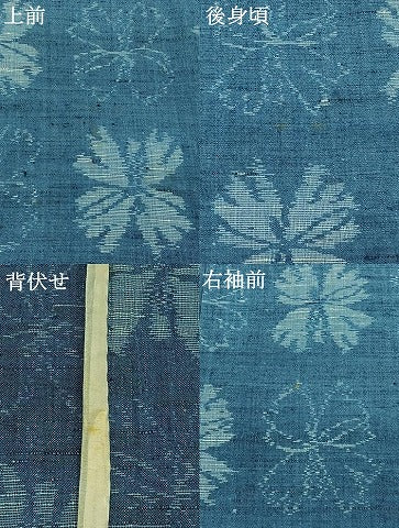 平和屋着物▽上質な紬 単衣 花尽くし文 正絹 逸品 AABB9206jh