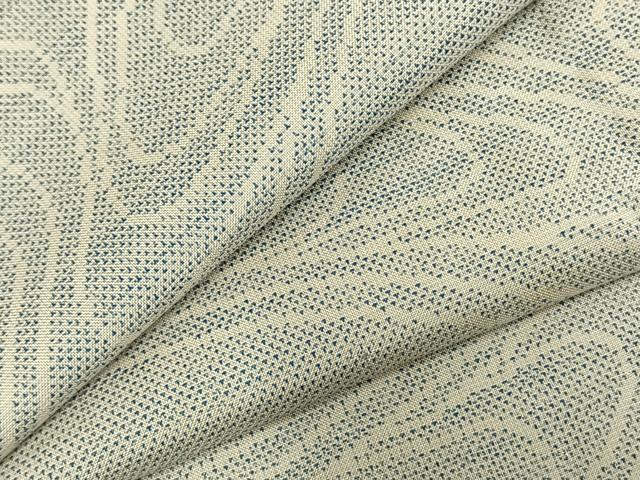 平和屋着物▽本場大島紬 白大島 単衣 9マルキ 流水文 正絹 逸品 AABC0495fy