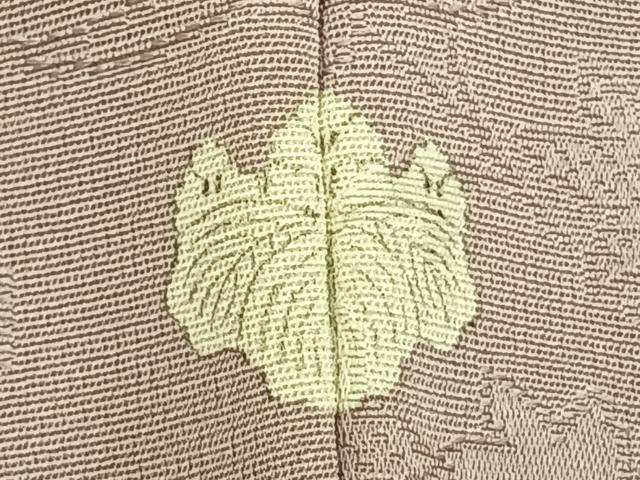 平和屋着物▽訪問着 単衣 雲取り枝花文 暈し染め 正絹 逸品 AABC0570fy