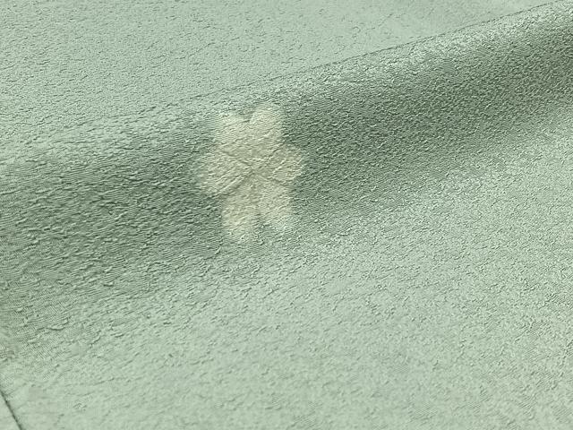 平和屋着物▽上質な小紋 単衣 舞花文 正絹 逸品 AABC0693jh