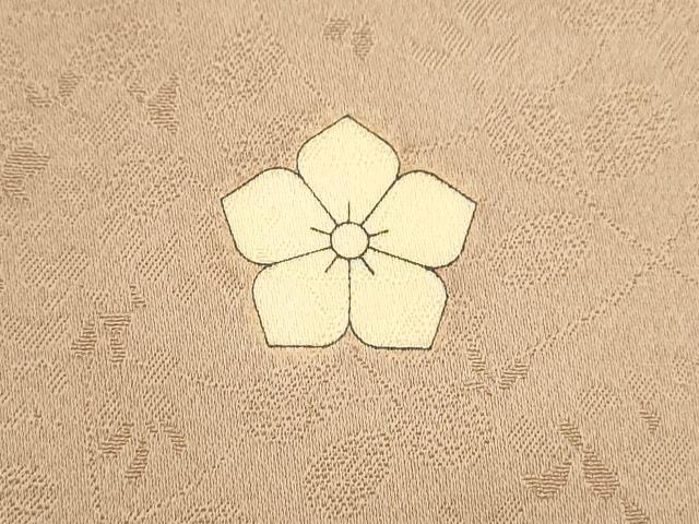 平和屋着物■豪華色留袖 草花文 金糸 正絹 逸品 AABC1112ma