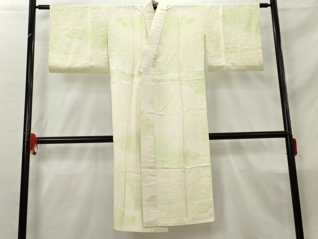 平和屋着物■長襦袢 無双仕立て 立波地紋 暈し染め 正絹 逸品 AABC1338cs