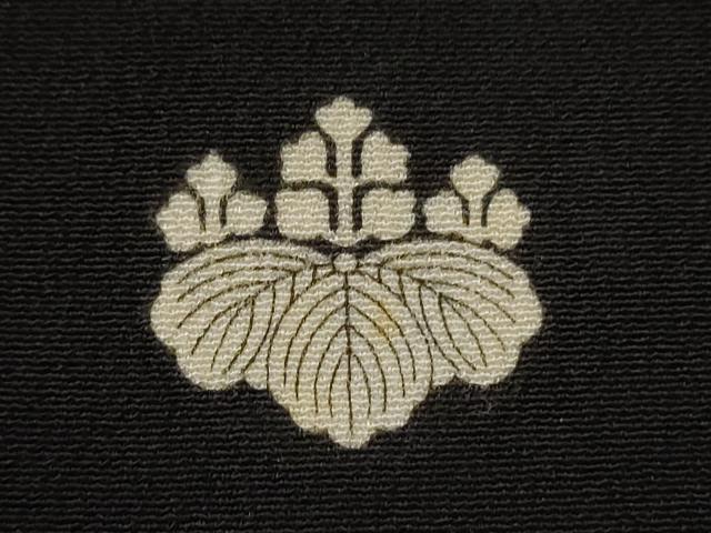 平和屋着物■豪華黒留袖 駒刺繍 笹竹文 正絹 逸品 AABC1516nf