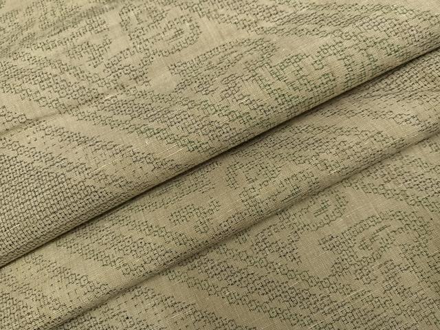 平和屋着物●結城紬 100亀甲 斜縞 やまと誂製 正絹 逸品 未使用 AABC1773ph