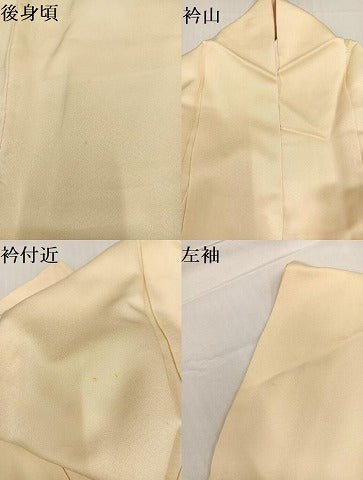 平和屋着物●訪問着 刺繍 草花文 暈し染め 金糸 正絹 逸品 AABC1787ph