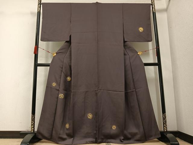 平和屋着物●訪問着 刺繍 丸文 金彩 正絹 逸品 AABC1790ph