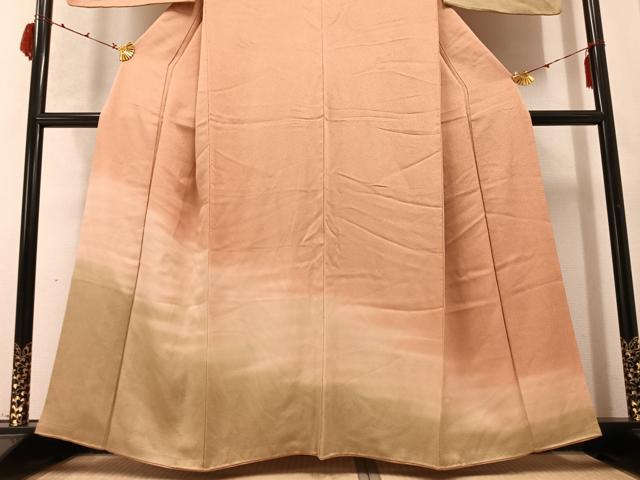 平和屋着物●訪問着 江戸小紋 霞文 正絹 逸品 AABC1799ph