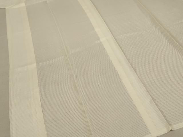 平和屋着物*夏物 長襦袢 絽 鳥の子色 正絹 逸品 AABC1817jd