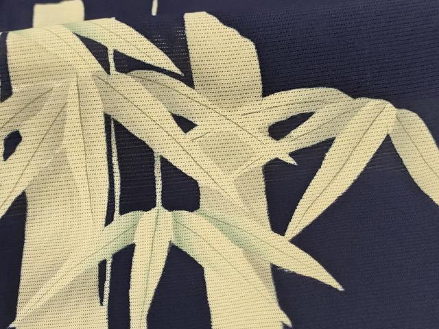 平和屋着物*夏物 訪問着 絽 笹竹文 正絹 逸品 AABC1841jd