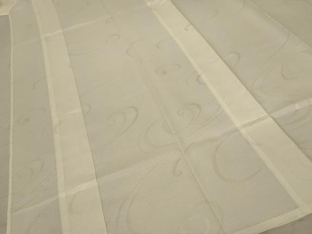平和屋着物*夏物 長襦袢 流水文 象牙色 正絹 逸品 AABC1886jd