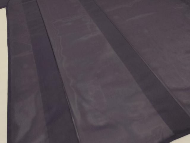 平和屋着物*夏物 色無地 絽 黒紅色 洗える着物 AABC1905jd