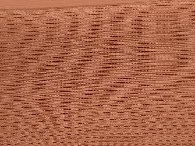 平和屋着物*夏物 色無地 絽 赭色 正絹 逸品 AABC1917jd