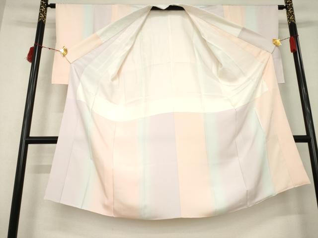 平和屋着物●長襦袢 袷 間道 暈し染め 正絹 逸品 AABC1946ck