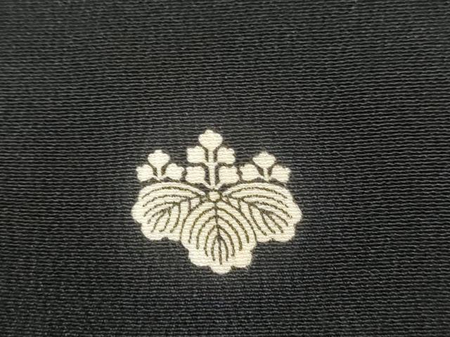 平和屋着物■豪華黒留袖 駒刺繍 孔雀花文 金彩 正絹 逸品 AABC2033gw