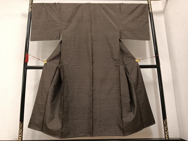 平和屋着物●男性 本場大島紬 アンサンブル 亀甲絣 正絹 逸品 未使用 AABC2544ph