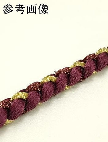 平和屋着物●和装小物 振袖用帯締め 装飾 蒔絵 パール 金糸 撚り房 逸品 未使用 AABC2616ay