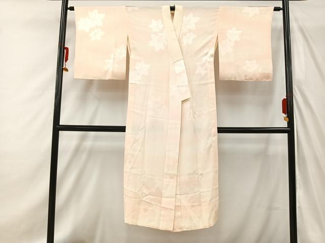 平和屋着物■長襦袢 無双仕立て 破れ亀甲楓文 暈し染め 正絹 逸品 AABC3134uw