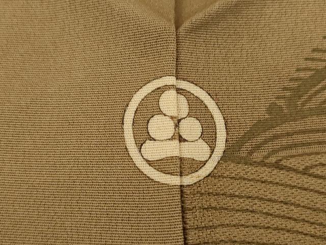 平和屋着物●訪問着 刺繍 流水立波文 銀糸 正絹 逸品 AABC3255ck