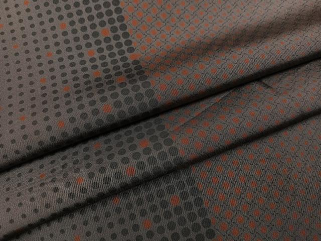 平和屋着物●上質な小紋 間道 正絹 逸品 AABC3369ph
