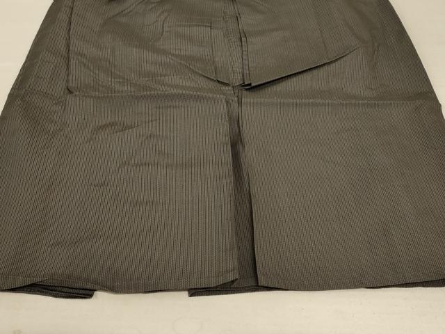 平和屋着物*夏物 男性 行灯袴 縞 正絹 逸品 AABC3445jd