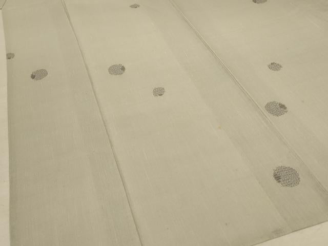 平和屋着物*夏物 結城紬 夏結城 丸文 正絹 逸品 AABC3509jd