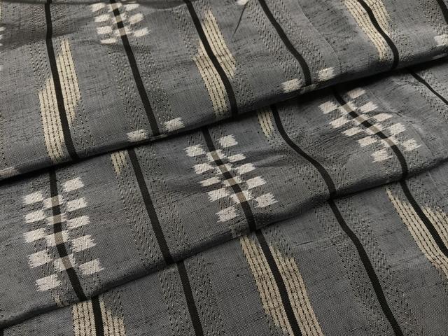 平和屋着物●上質な紬 間道 正絹 逸品 AABC3641ph