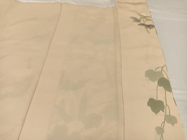 平和屋着物●訪問着 草花文 暈し染め 金彩 正絹 逸品 AABC3649ph