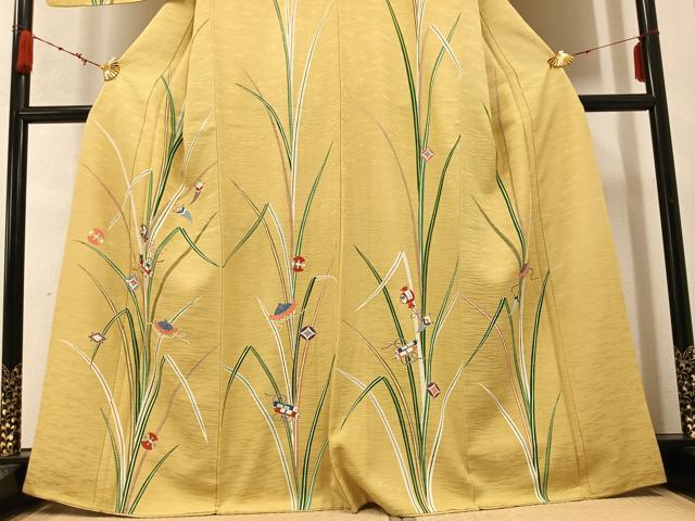 平和屋着物●訪問着 草木宝尽くし 金銀彩 正絹 逸品 AABC3667ph