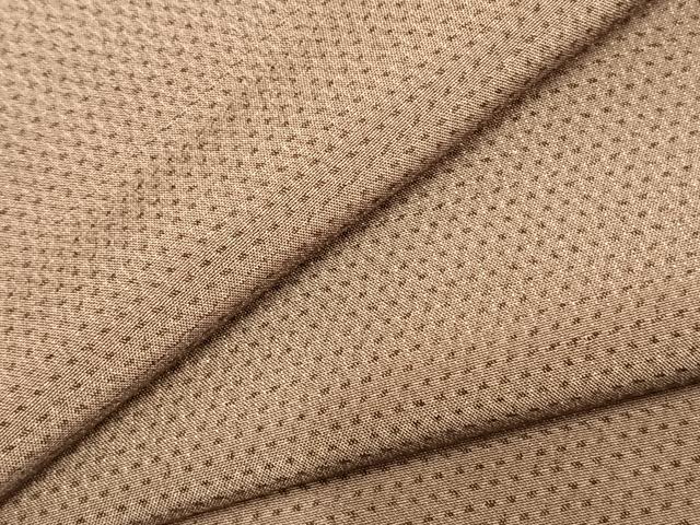 平和屋着物▽男性 紬 単衣 幾何学文様 正絹 逸品 未使用 AABC3721fy