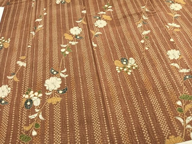 平和屋着物▽上質な小紋 単衣 辻が花 正絹 逸品 未使用 AABC3726fy
