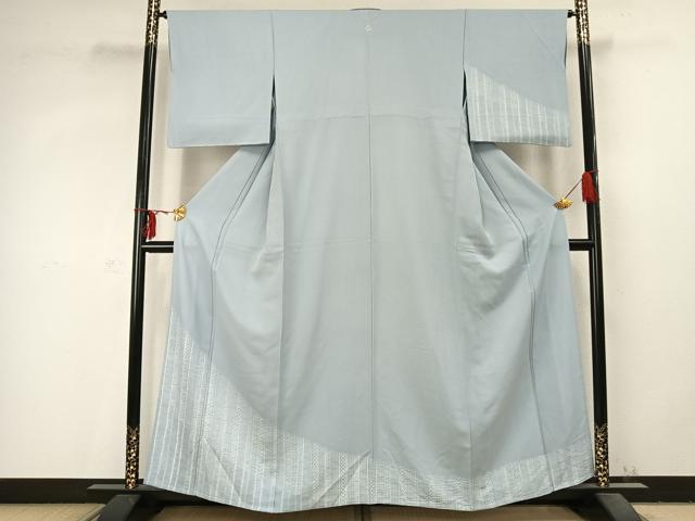 平和屋着物▽訪問着 単衣 絞り 吉祥花文 正絹 逸品 AABC3756fy