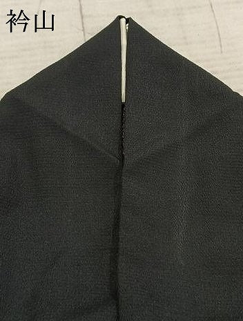 平和屋着物▽本塩沢 単衣 間道 正絹 逸品 AABC3799fy
