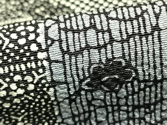 平和屋着物▽上質な小紋 単衣 切嵌文 正絹 逸品 未使用 AABC3829fy