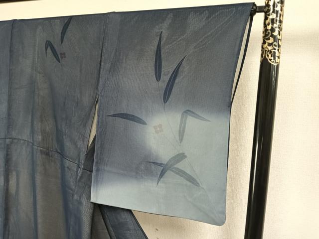 平和屋着物▽訪問着 無双 紗袷 紗×絽 草花文 正絹 逸品 AABC3959fy