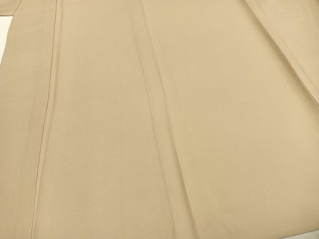 平和屋着物▽上質な色無地 単衣 浅黄色 正絹 逸品 AABC3977fy