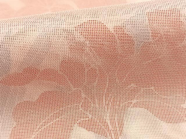 平和屋着物▽訪問着 無双 紗袷 紗×紗 手描き 草花文 正絹 逸品 AABC3990fy