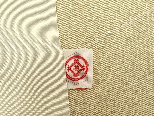 平和屋着物▽上質な小紋 単衣 松ぼっくり 松坂屋扱い 正絹 逸品 AABC4002fy